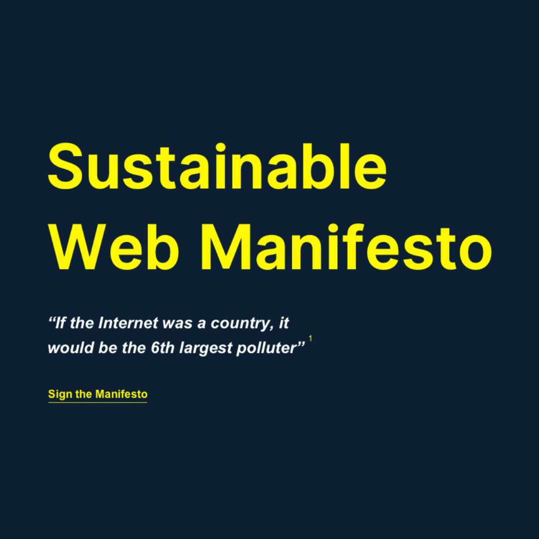 Sustainable Web Manifesto logo